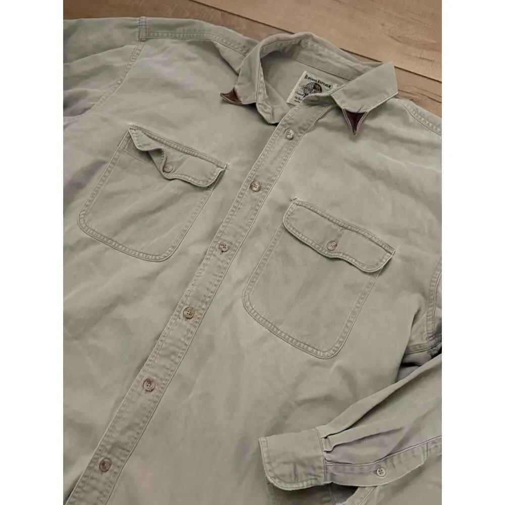 Vintage Banana Republic Shirt Mens XL Safari Travel Pockets Button Down 90s